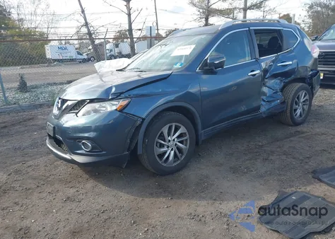 2014 Nissan Rogue Sl из США, поврежденный, VIN 5N1AT2MV4EC812660